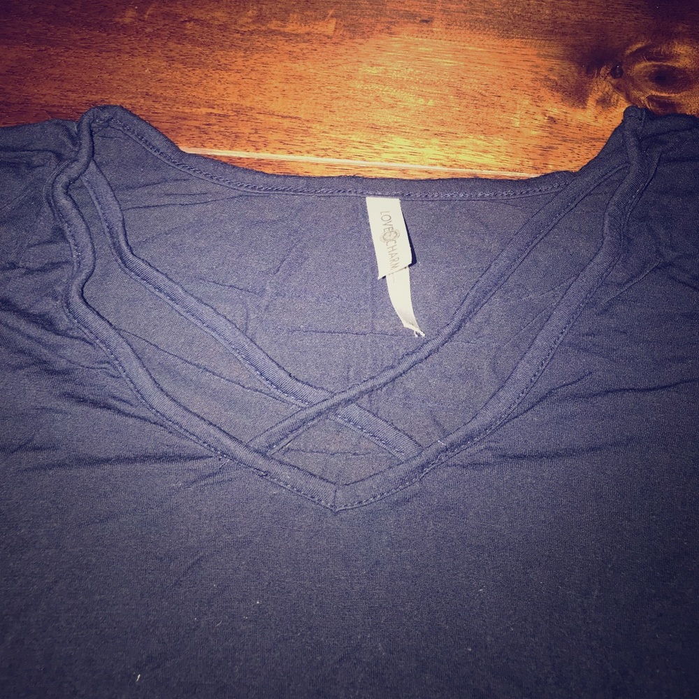 Navy blue shirt